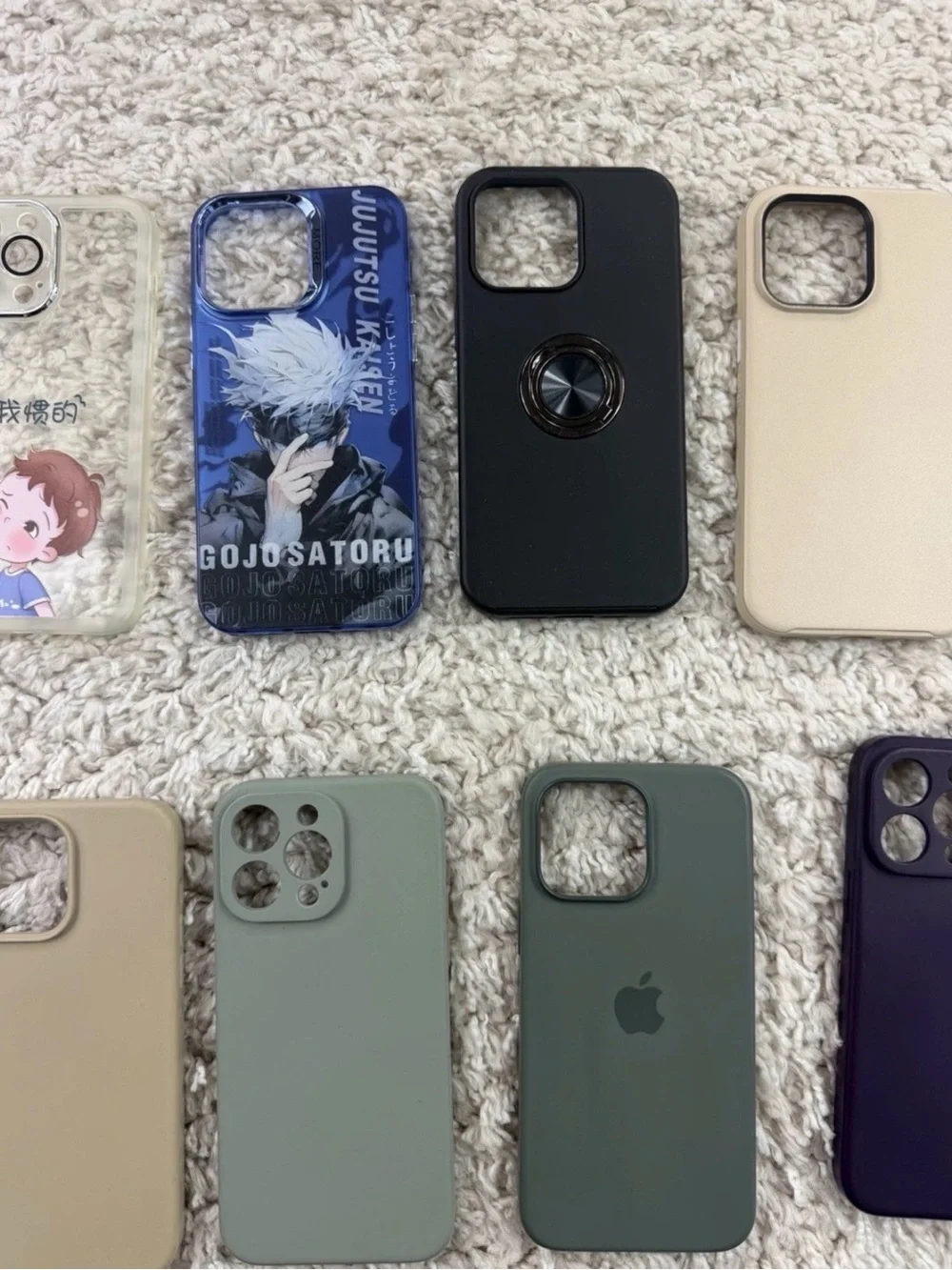 Assorted iPhone 14 Pro Max Phone Cases - Apple, Poppy Etc.